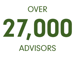 Over 27,000 advisors