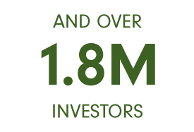 Over 1.8 million investors