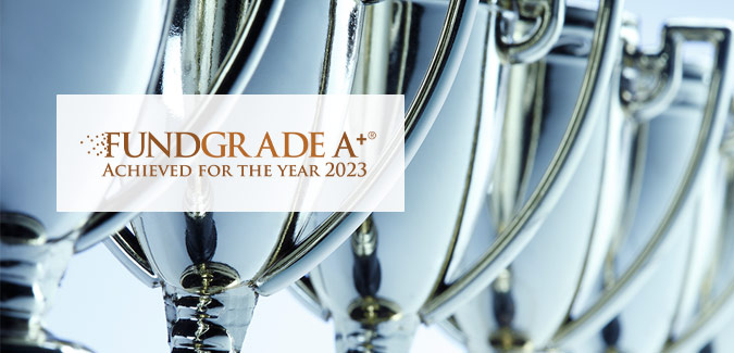 2023 FundGrade A+ Awards achieved for the year 2023