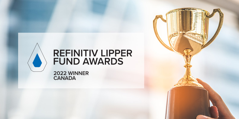 Refinitiv Lipper Fund Awards 2022 Winner Canada